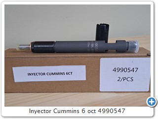 Inyector Cummins 6 oct 4990547.1