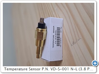 Temperature Sensor P.N. VD-S-001 N-L (3.8 PULG-14 NPT F) 1